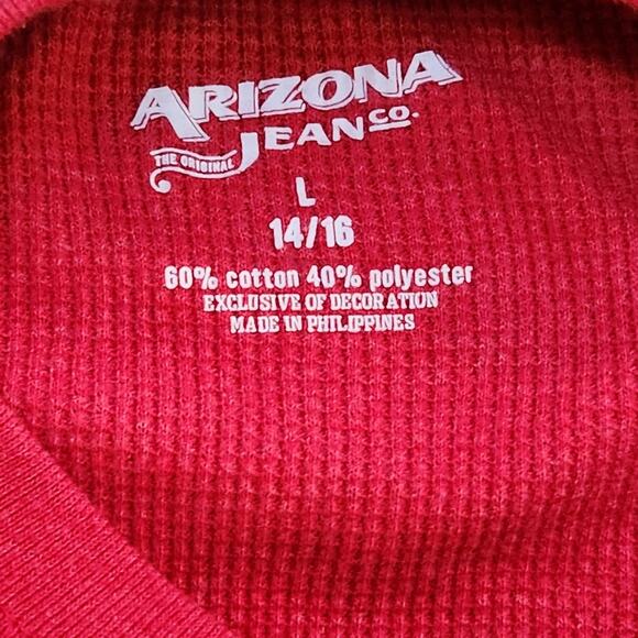 🎄 Boys Santa Christmas Thermal Shirt The Original Bearded Hipster Size L 14 16 - Picture 4 of 6